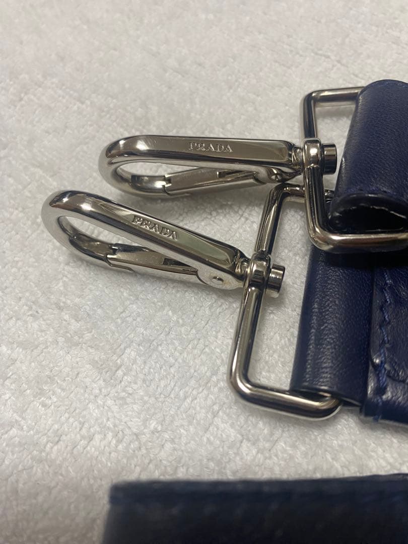 PRADA プラダ ナッパボンバー ショルダーストラップ ナッパレザー