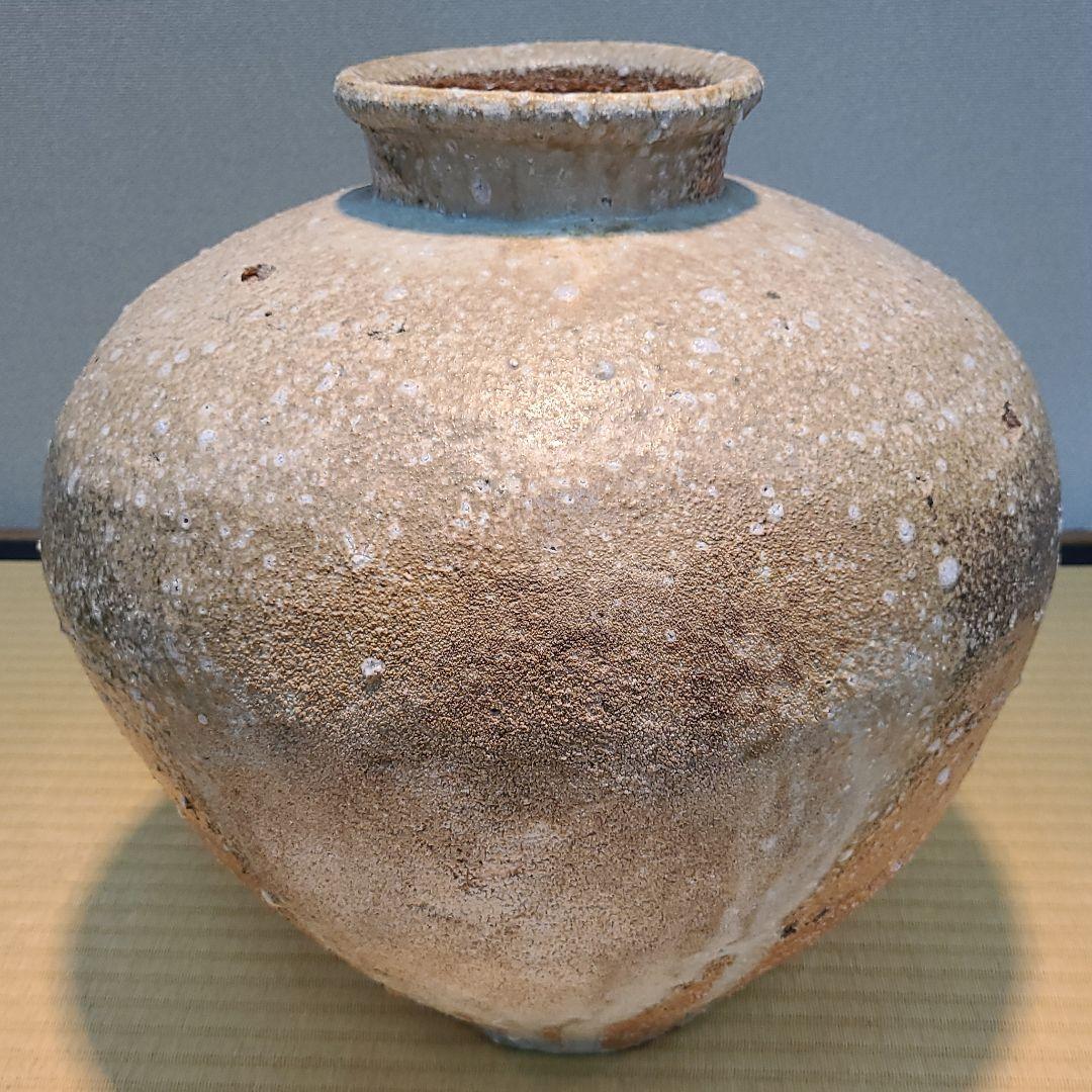 信楽焼 谷穹作 信楽壷 径1尺1.5寸（約35cm） 共箱なし 本物保証 信楽 壺／谷穹 | Gallery Rin