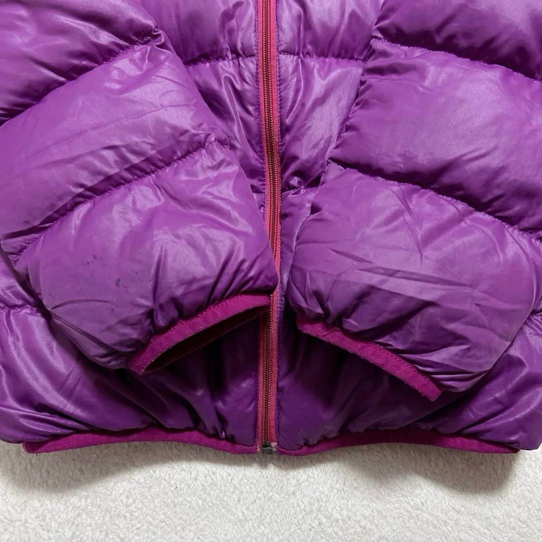 y2k 短丈 mont-bell down jacket パープル 収納袋付き! - メルカリ