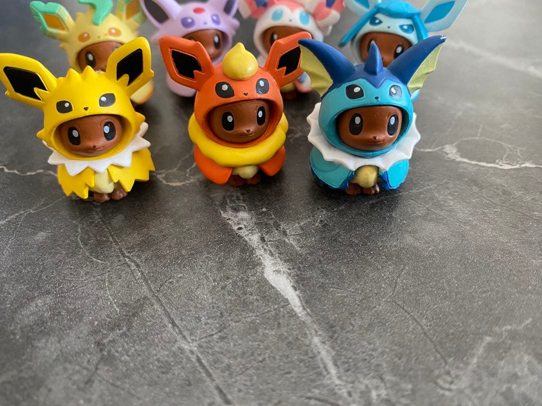 ポケモンセンター ポンチョを着たイーブイ ミニフィギュア 7種セット 2026年最新】イーブイフィギュアコレクション ポンチョの人気アイテム