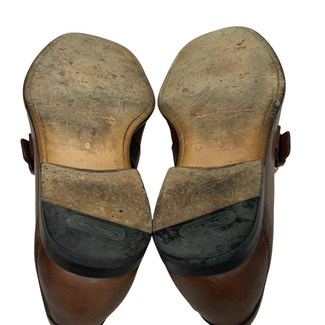誠様専用SANTONI バックルカーフローファー アンティークモカブラウン
