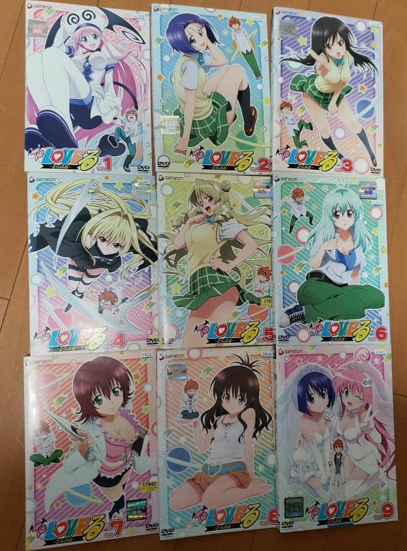 ToLOVEる　とらぶる　全9巻　レンタル落ちDVD Amazon.co.jp: To LOVE る とらぶる 全9巻 + もっと 全6巻 +