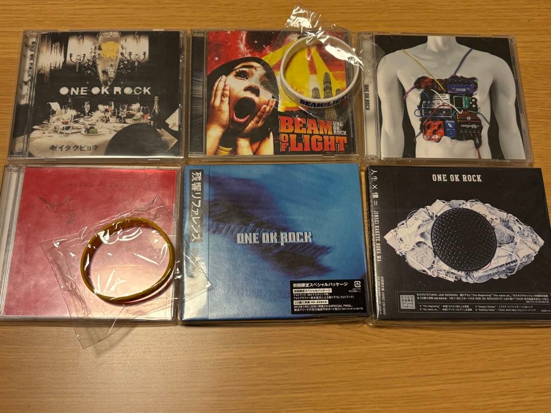 ONE OK ROCK アルバム 6枚セット 初回盤 CD+DVD おまけ付 ONE OK ROCK CD アルバム 6枚 セット CD｜Yahoo!フリマ（旧PayPayフリマ）