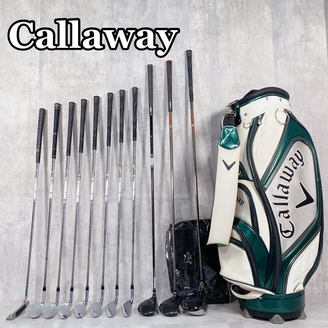 V838 キャロウェイ ゴルフクラブ メンズ フルセット レガシー 白 緑 キャロウェイ｜ゴルフクラブレンタル|レンタルゴルフショップM