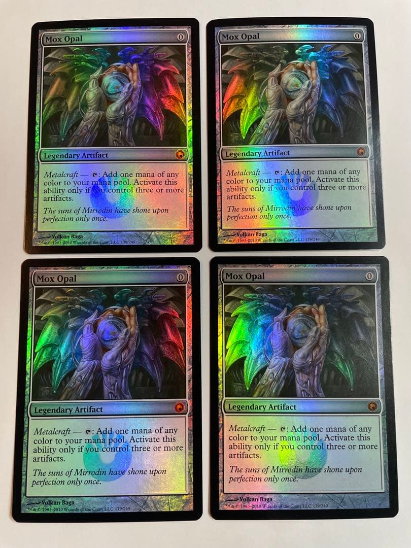 オパールのモックス/Mox Opal 英語 初版Foil 4枚セット