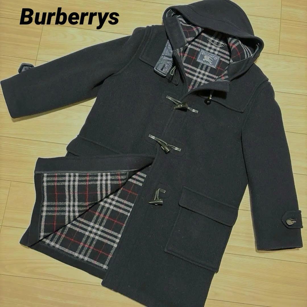 英国製 Burberrys’ 80s ヴィンテージダッフルコート 濃紺 BURBERRY - 【80s】Made in England CHAPLIN ダッフルコートの通販 by