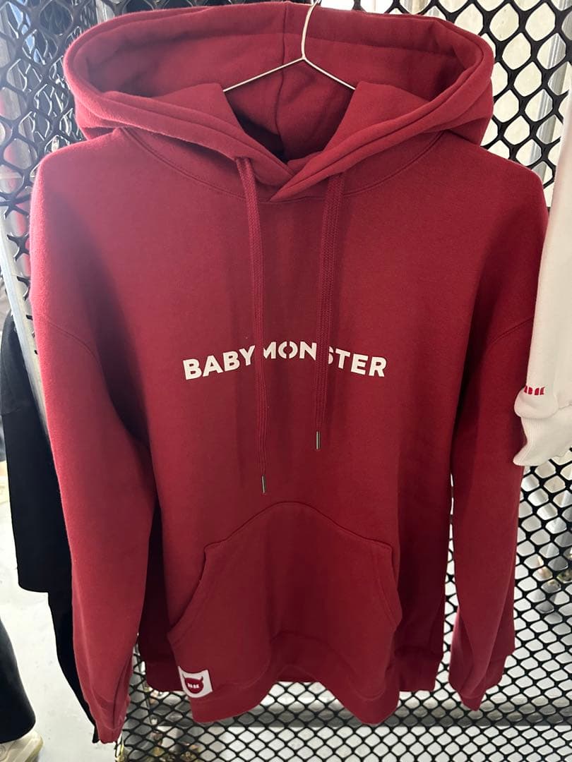 BABYMONSTER DRIP ポップアップ 赤 HORN パーカー Mサイズ - メルカリ