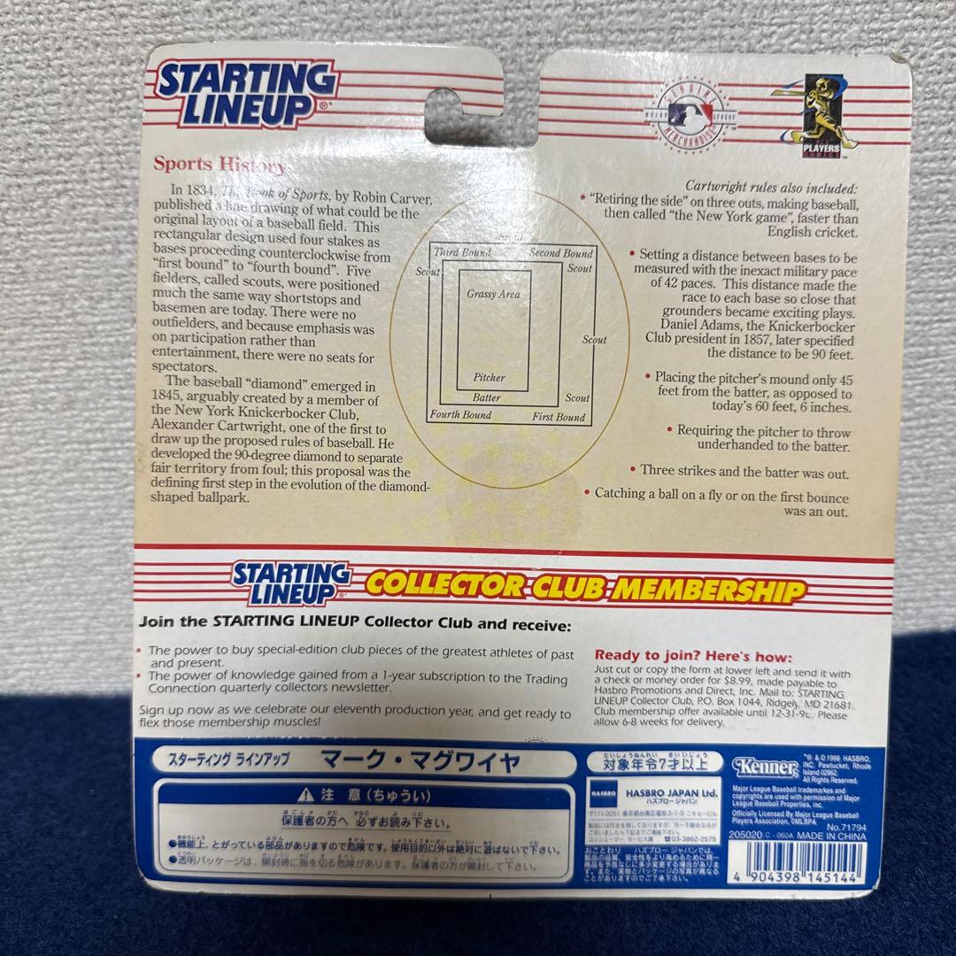 マクファーレンフィギュア マーク・ワグワイヤ1998EDITIONカード付き