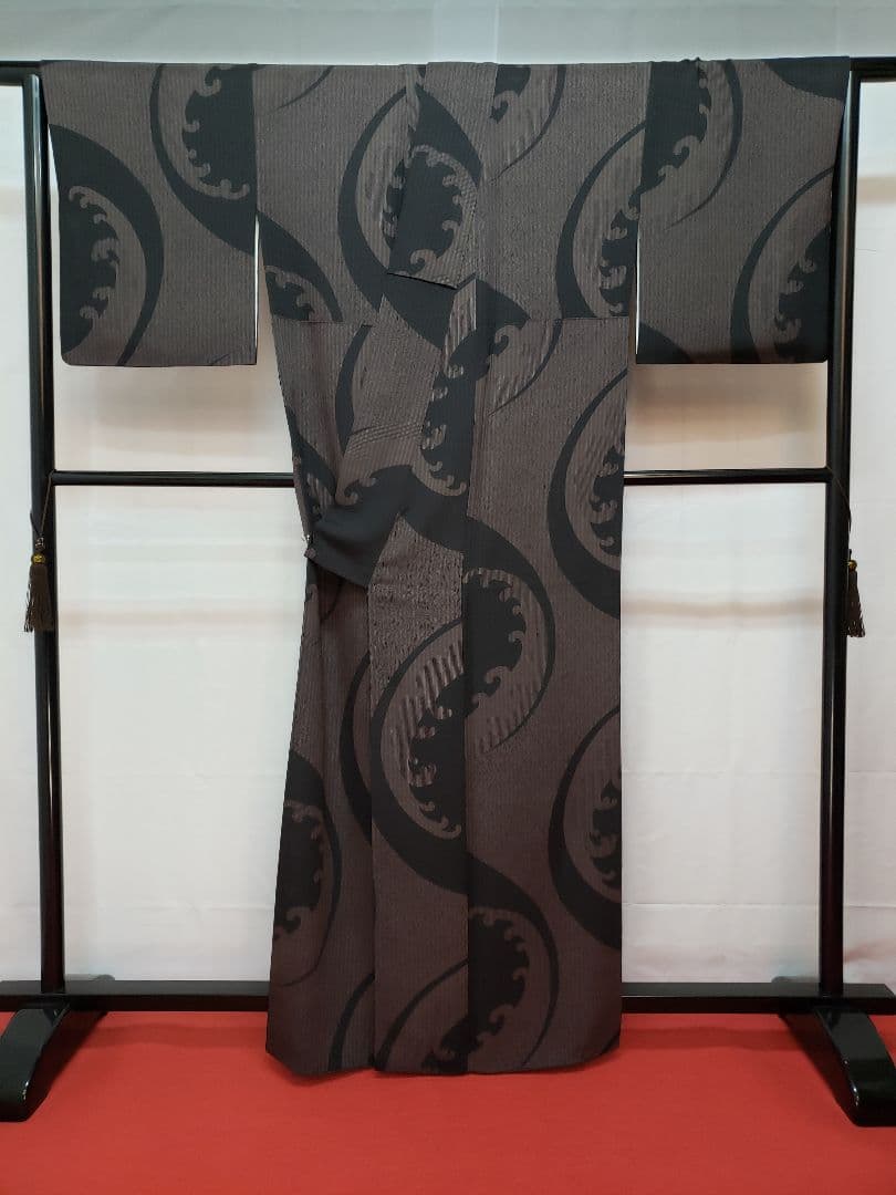 小紋］ 京友禅 伊勢モダン 美品 KK'-047 - メルカリ