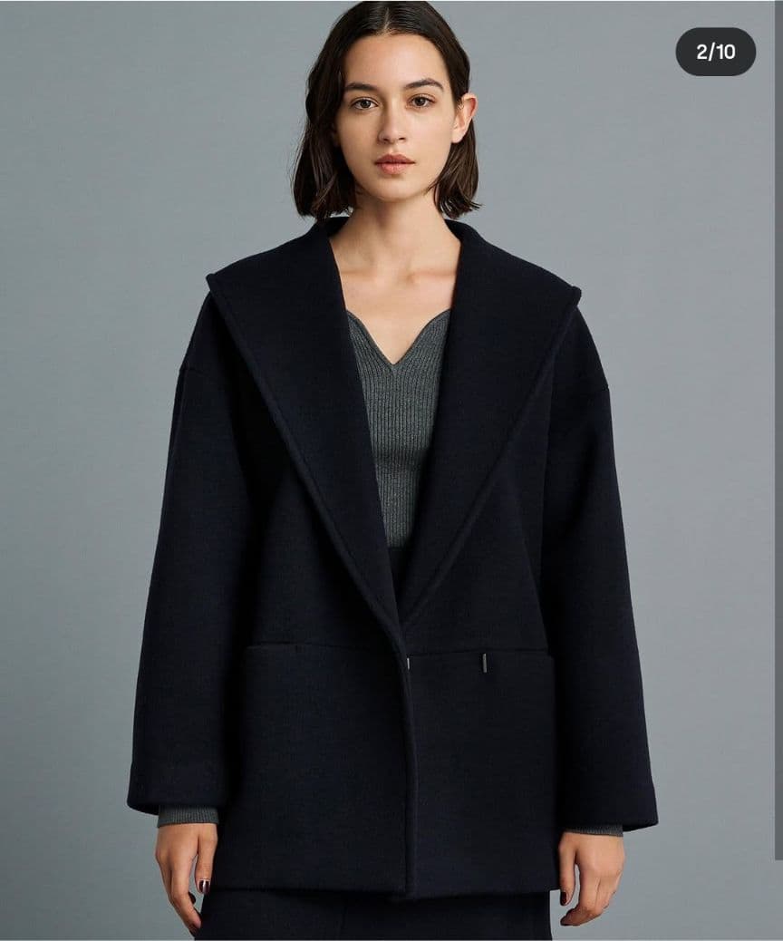 uncrave アンクレイヴ 撥水プルーフメルトン ビッグカラーコート 11月新作アイテムのご紹介】 11/15(水)正午より、uncrave STANDARDの