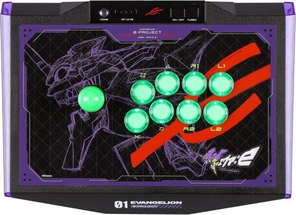 エヴァンゲリオン アーケード コントローラー　アケコン EVANGELION e:PROJECT ARCADE CONTROLLER, an arcade controller