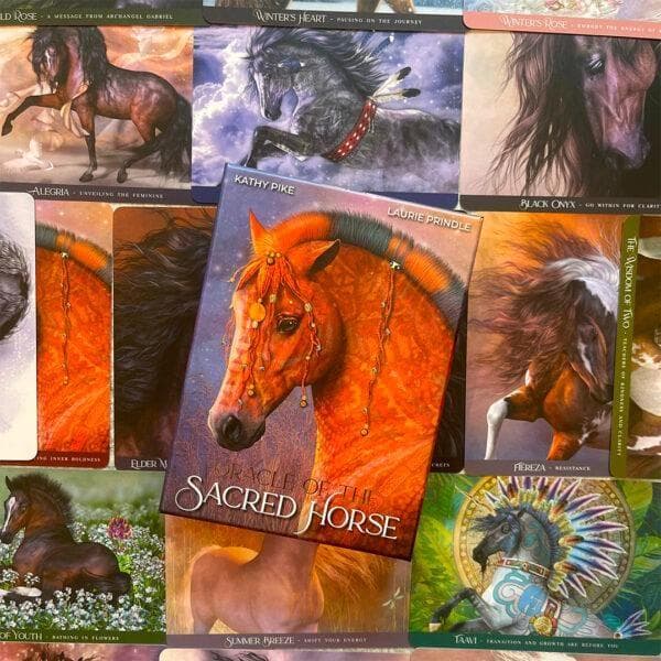 正規品オラクルカード】超希少✨美しく幻想的な聖なる馬のオラクル