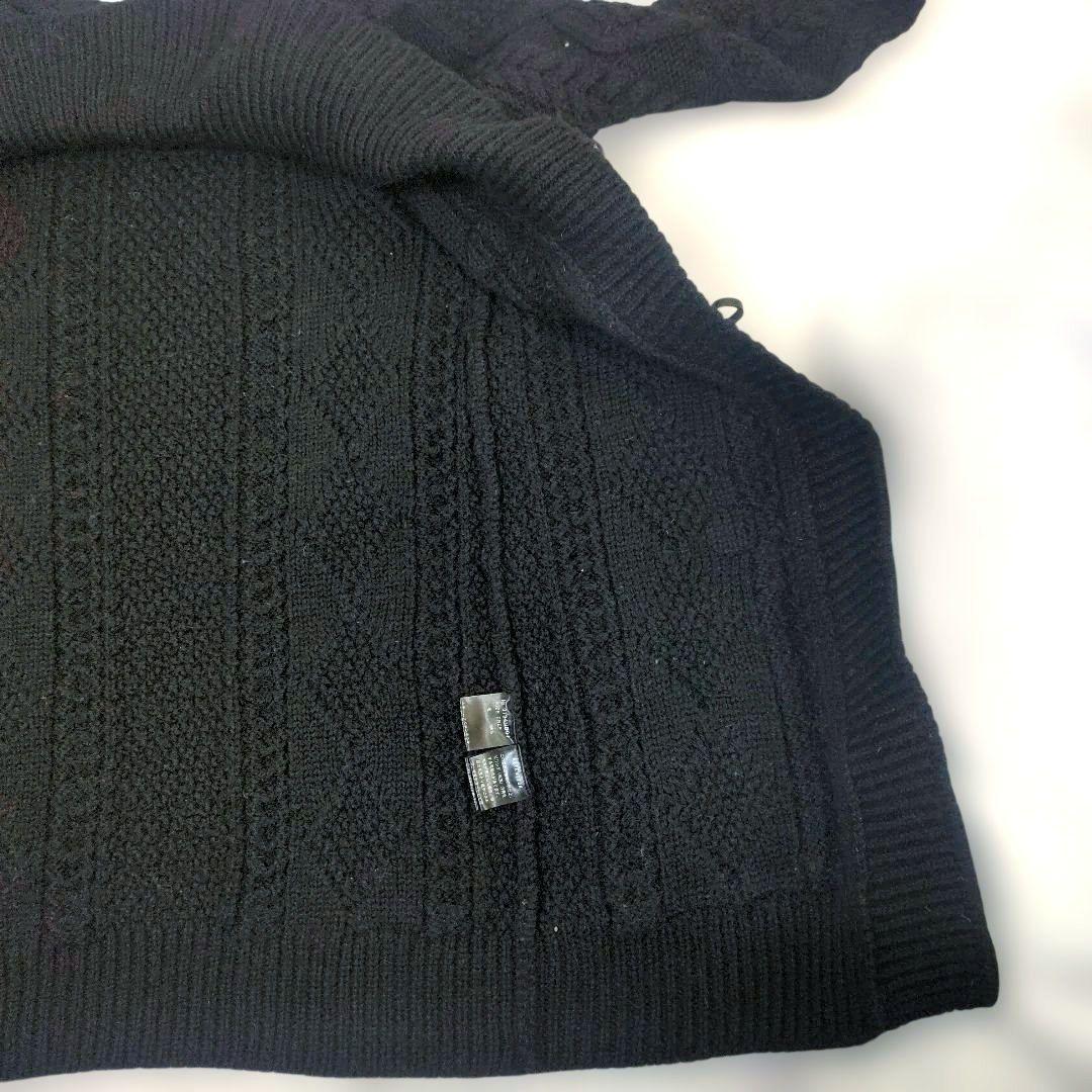 ヒステリックグラマー ケーブルニット トグルボタン ダッフル ウール