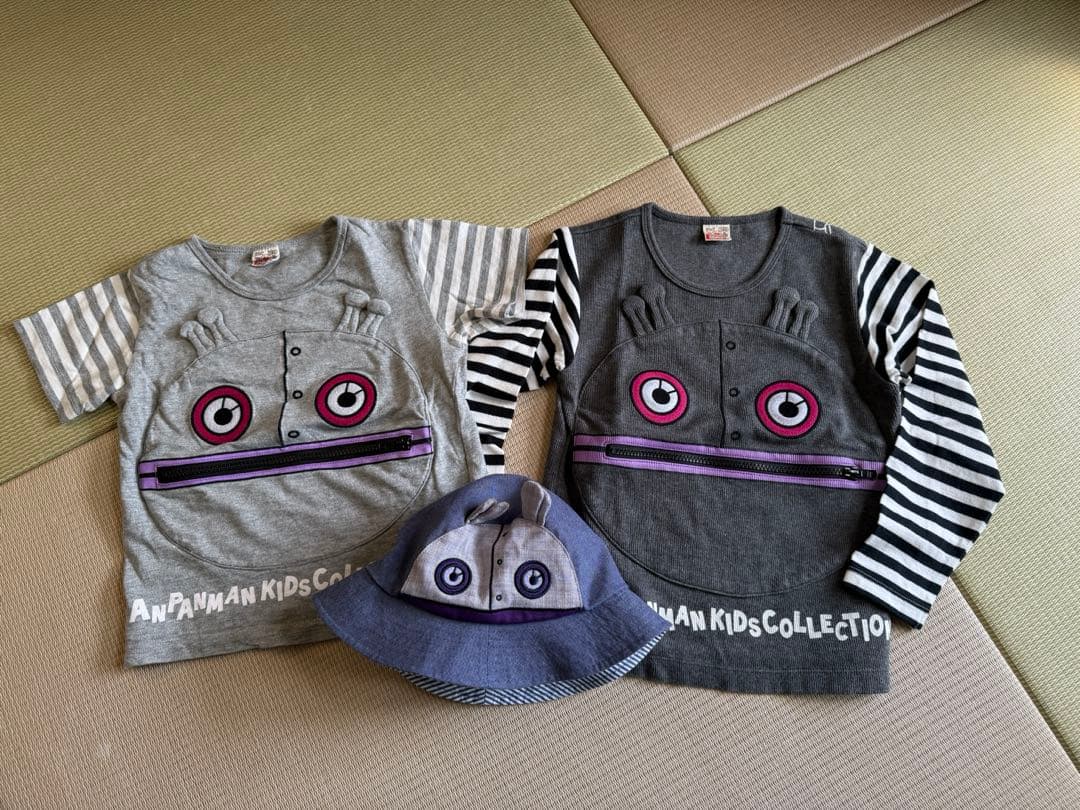 だだんだん Tシャツセット 120サイズ だだんだん顔ポケット半袖Tシャツ｜アイテム｜アンパンマンキッズ
