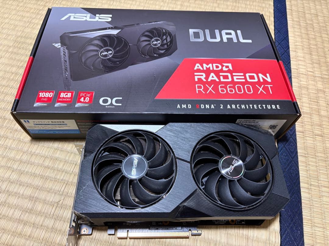 ASUS Radeon RX 6600 XT 8GB OC ④ ASUS AMD Radeon 6600XT - PCI Express 4.0 8GB GDDR6 SDRAM Gaming