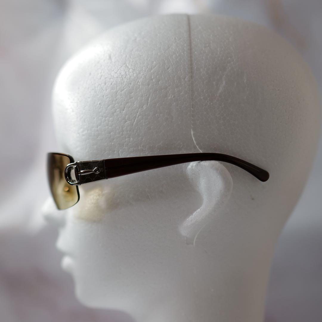 GUCCI オールドグッチ ハーフリム Y2K スクエア サングラス - メルカリ