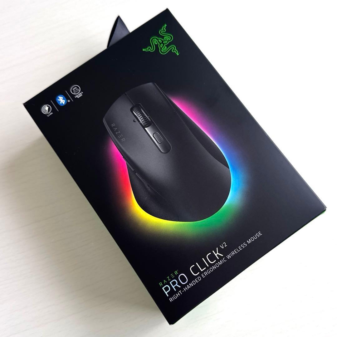 RAZER PRO CLICK V2 レイザープロクリックV2 新品未使用 Amazon | Razer Pro Click V2 垂直ワイヤレスマウス:6ボタン人間工学