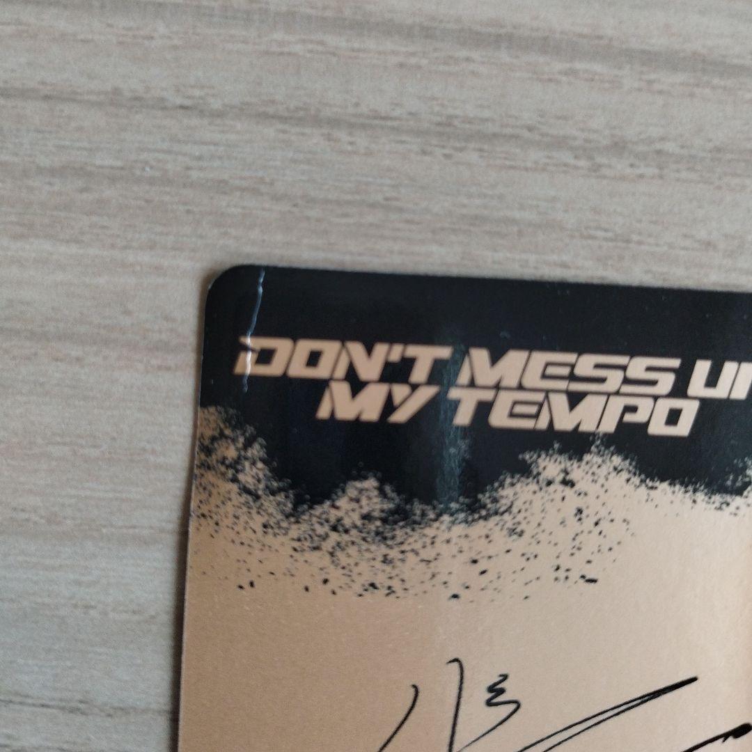 EXO セフン サイン入りカード Don't Mess Up My Tempo - メルカリ