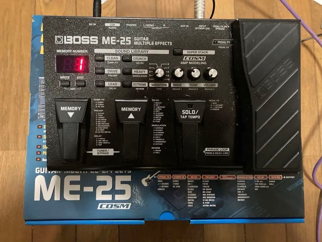BOSS ME-25 ギターマルチエフェクター　中古美品 中古】BOSS ME-25 ギター用マルチエフェクター - 神奈川県の中古楽器店
