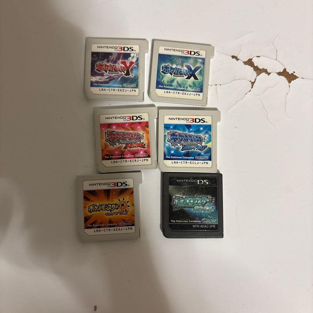 ポケットモンスター 3DS/DS ゲームセット カセットまとめ売り 3DS DS ポケットモンスター シリーズ ゲームソフト まとめ売り 8点