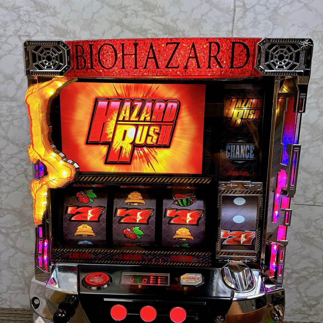 パチスロ実機 バイオハザード5 コイン不要機 無段階音量調整 名作 送料