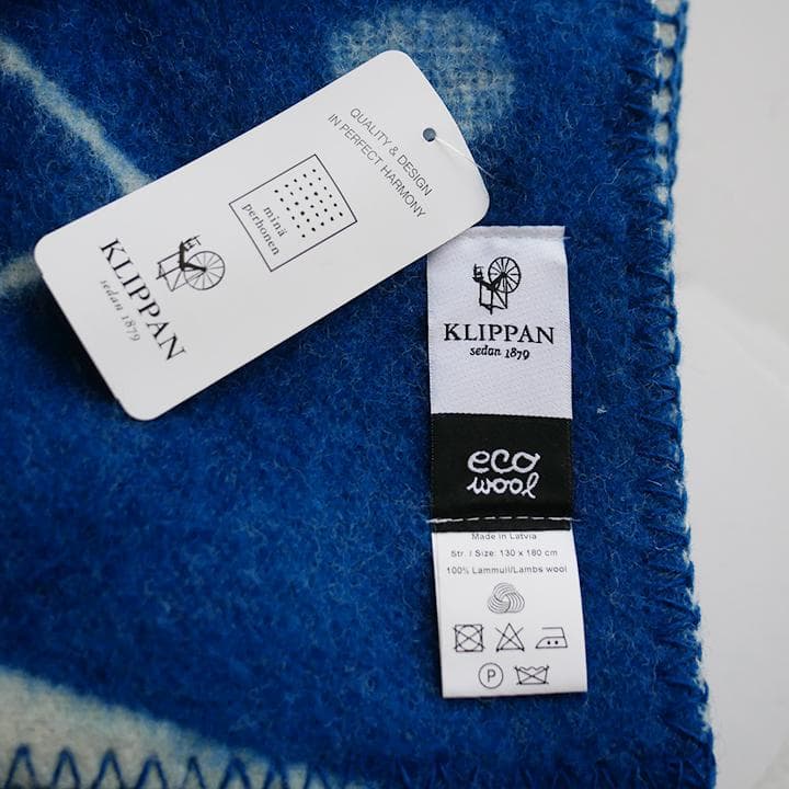 新品未使用】クリッパン ミナペルホネン ブランケット TRIP ブルー