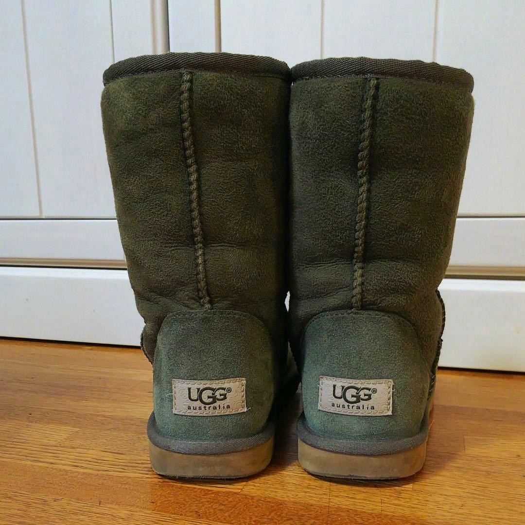 UGG アグ ムートンブーツ 緑 モスグリーン - メルカリ