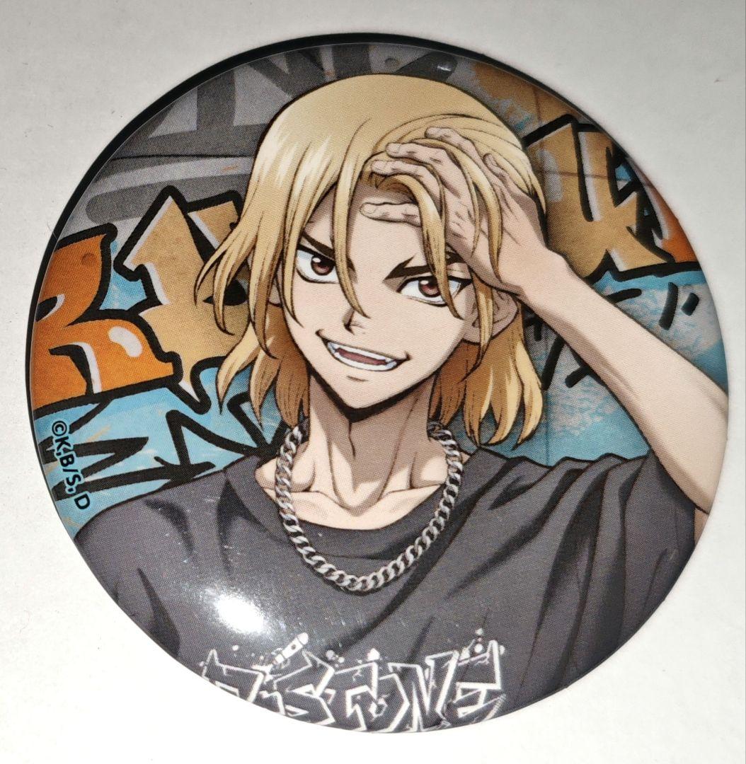 Dr.STONE 七海龍水 缶バッジ 109 ストリートファッション - メルカリ