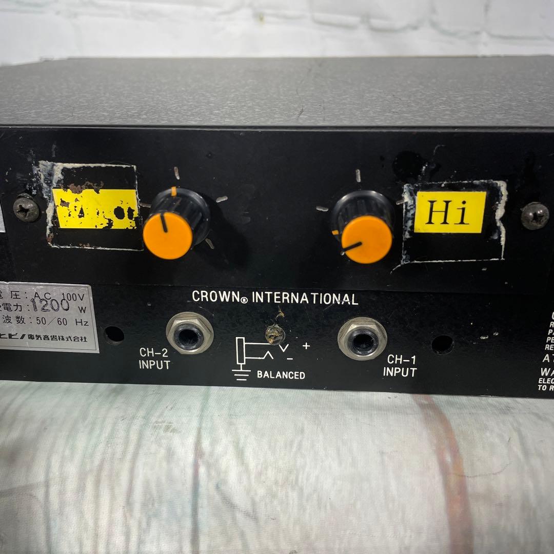 AMCRON micro-TECH 1200 パワーアンプ 送料込 - メルカリ