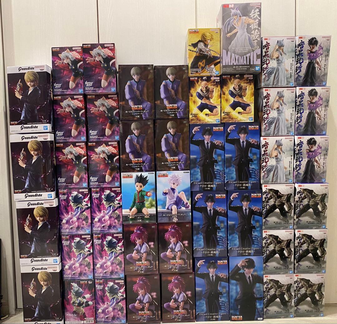 HUNTER×HUNTER 幽遊白書　フィギュア　48体セット Yahoo!オークション - ハンター×ハンター 幽遊白書 冨樫義博 ゲーセン