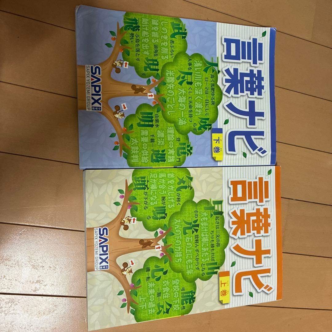 言葉ナビ 上下巻セット SAPIX - メルカリ