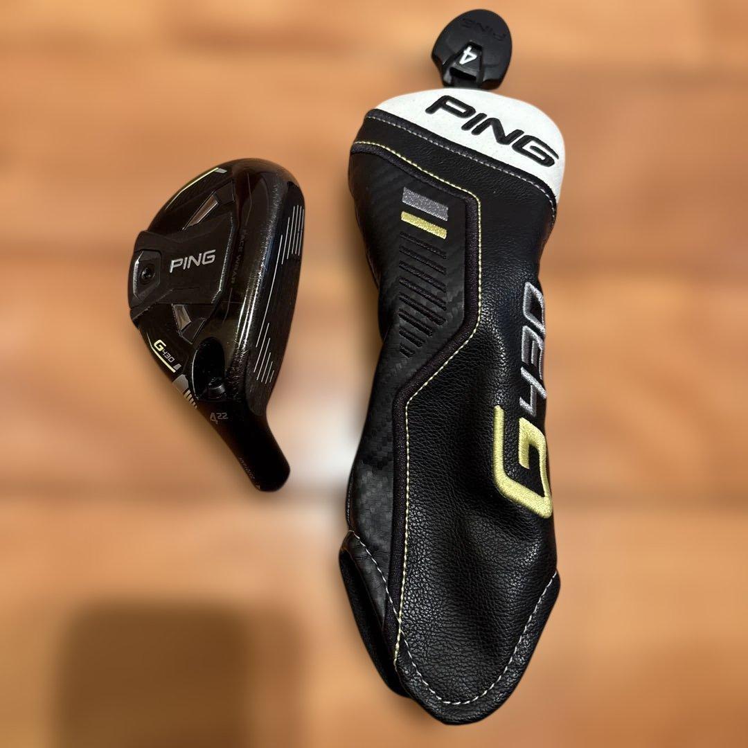 PING ピン G430 4u 22度 ハイブリッド ヘッドカバー付き　美品 新品・未使用】PING G430 ハイブリッド U4 22° ヘッド＋ヘッドカバー