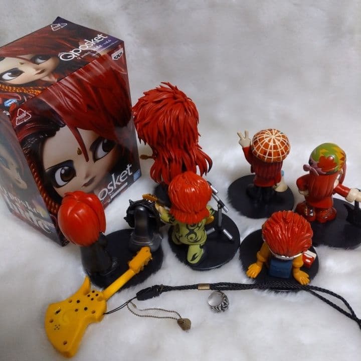 Qposket hide 1体 他フィギュア5体+イエローハート+おまけ指輪 - メルカリ