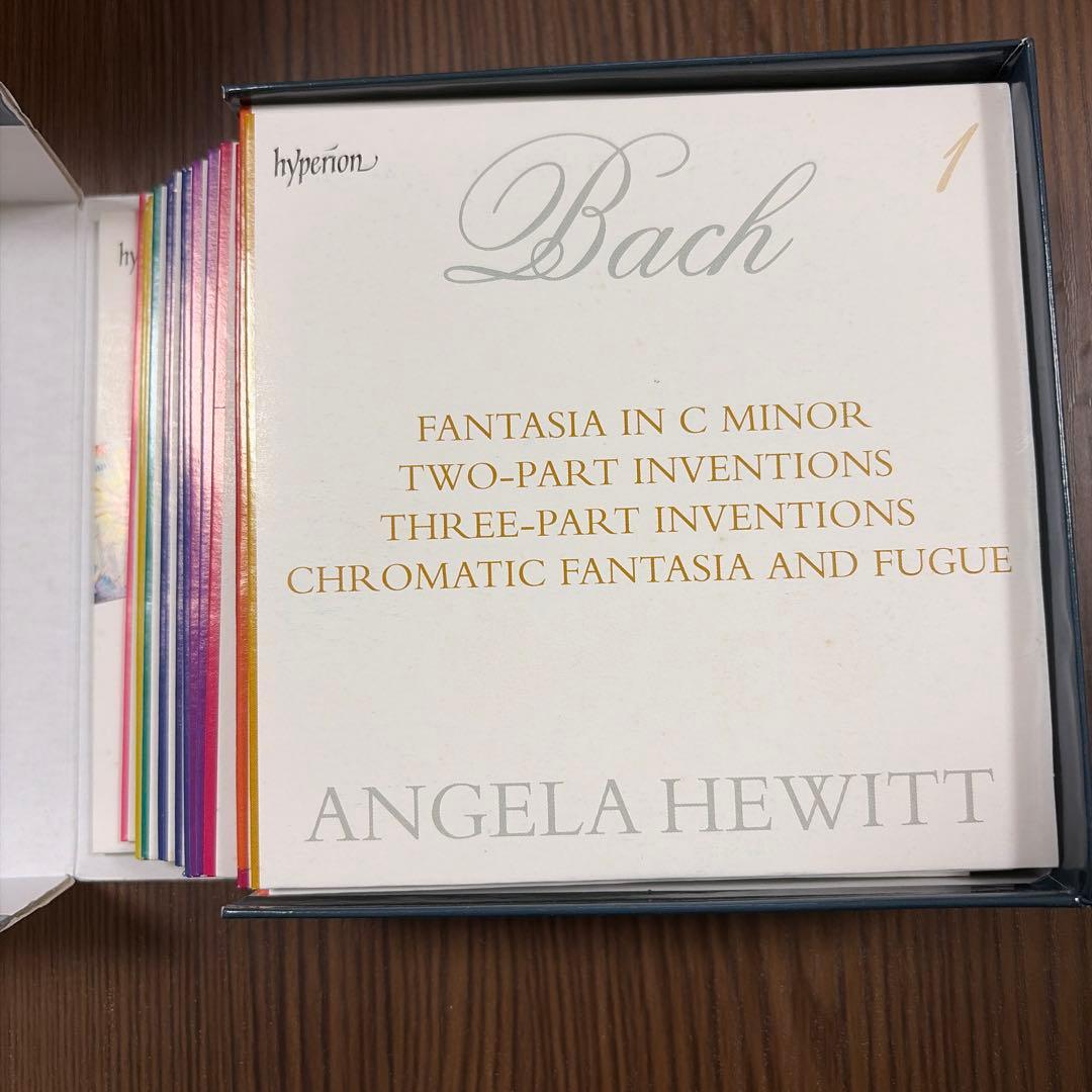 15CD】バッハ：ピアノ独奏作品集 ヒューイット