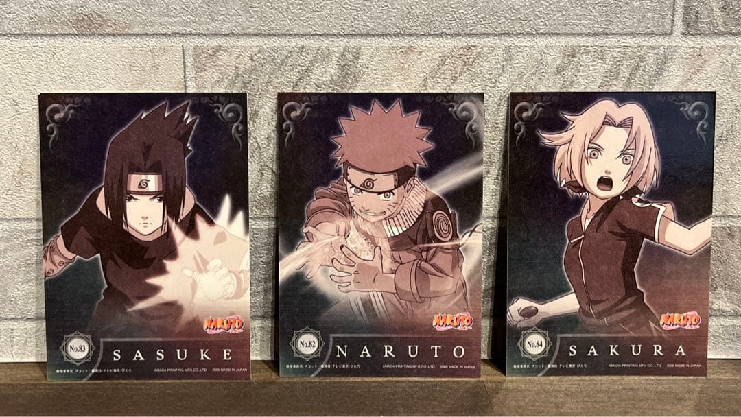 NARUTO ナルト サスケ サクラ トレーディングカード エッチングカード