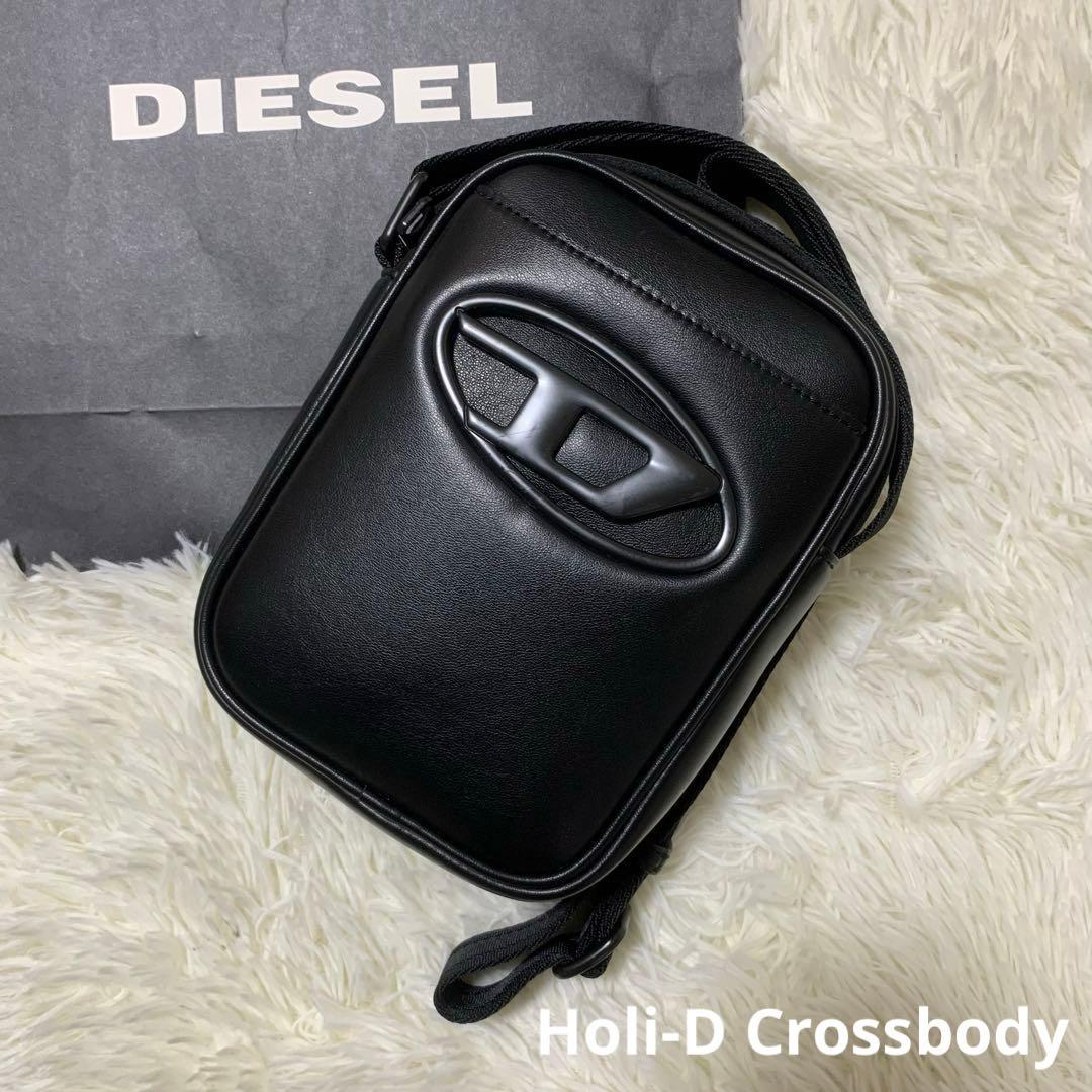 現行】DIESEL ディーゼル Holi-D ショルダーバック Dロゴ 黒 - メルカリ
