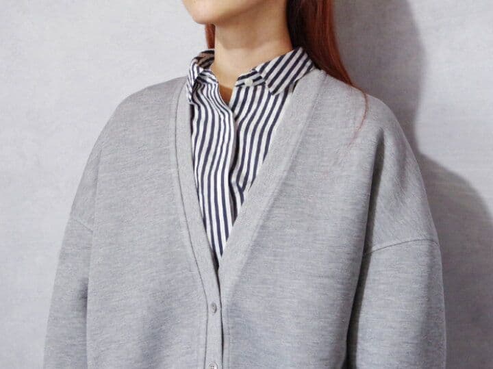 新品タグ付 パシオーネ カフネ カーディガン ミントグリーン Mサイズ