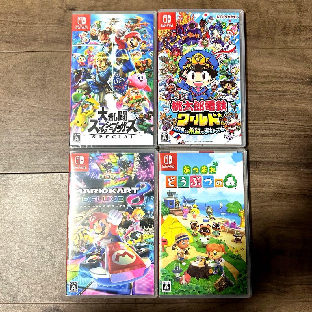 Nintendo Switch ソフト4本 新品未開封 - メルカリ