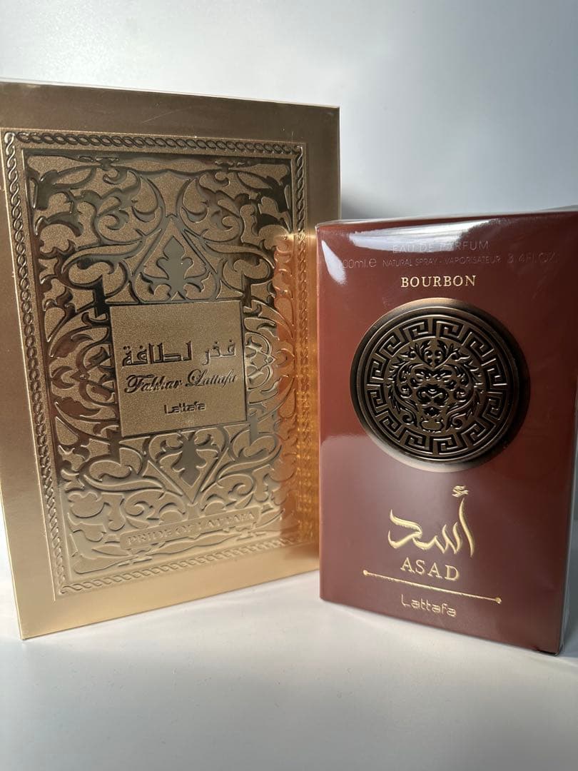 Lattafa 2点セット Amazon.co.jp: 中東 アラブ香水 Lattafa セット ドバイ 付ケース 外国
