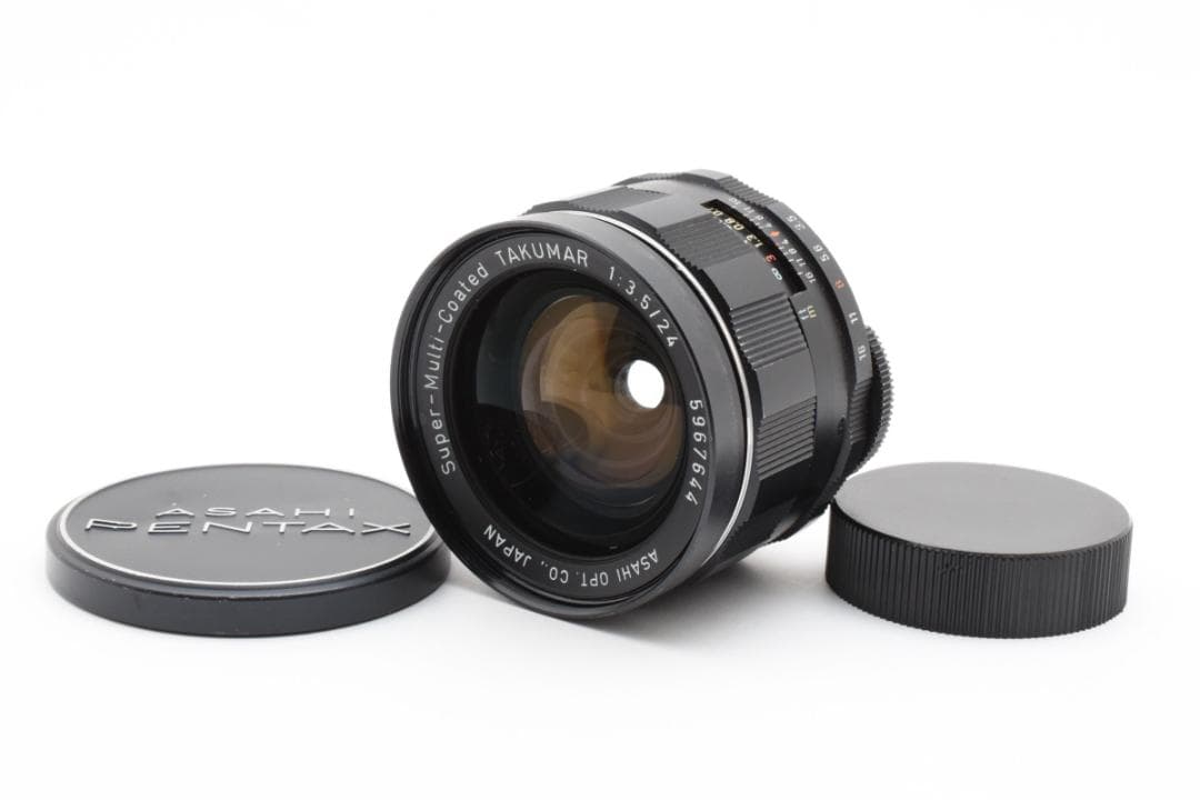 レンズ(単焦点) #277 Super-Multi-Coated TAKUMAR 24mm 3.5 ペンタックス [美品] Super Multi Coated Takumar 24mm f3.5 広角 M42