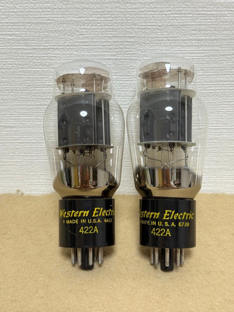 真空管 422A Western Electric 2本ペア WE