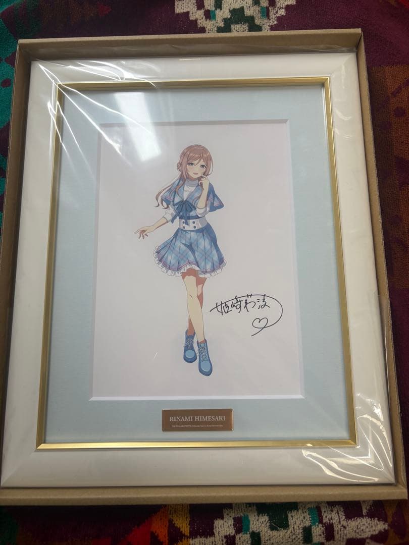 学園アイドルマスター 学マス FAMくじ A賞 姫崎莉波 サイン入り複製原画