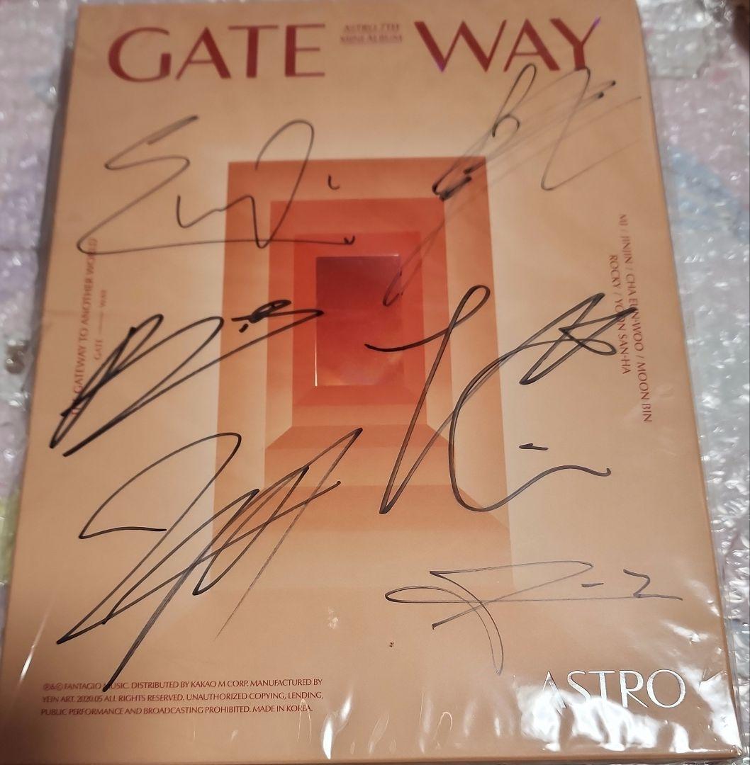 astro GATE WAY アルバム　全員　直筆サイン ASTRO 直筆サイン入りアルバム - メルカリ