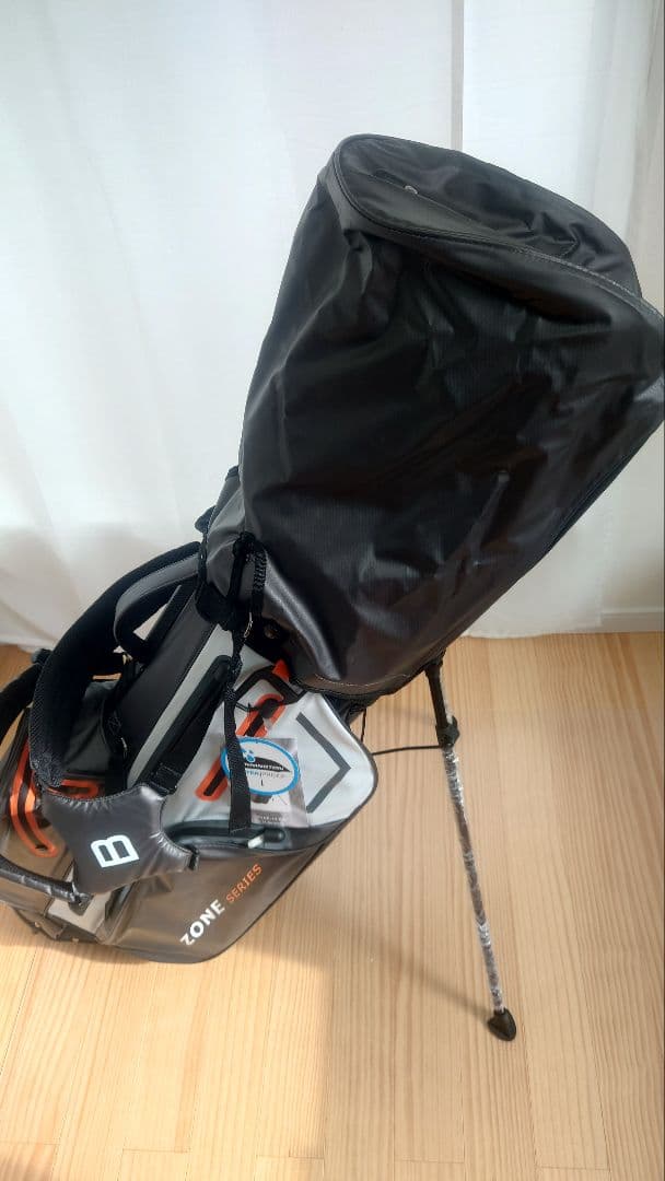BENNINGTON ZONE ゴルフ・キャディバッグ グレー/オレンジ14分割