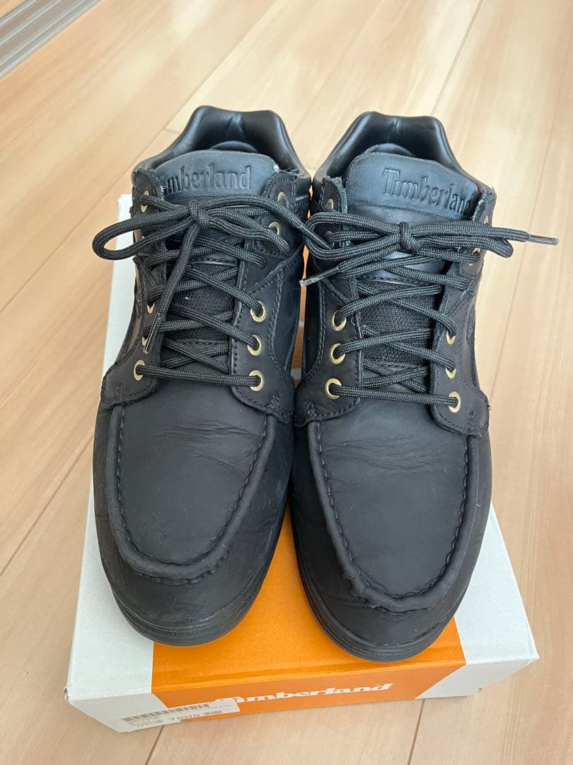 ティンバーランド MOC TOE MID 9 モックトゥ ブラック 27cm - メルカリ