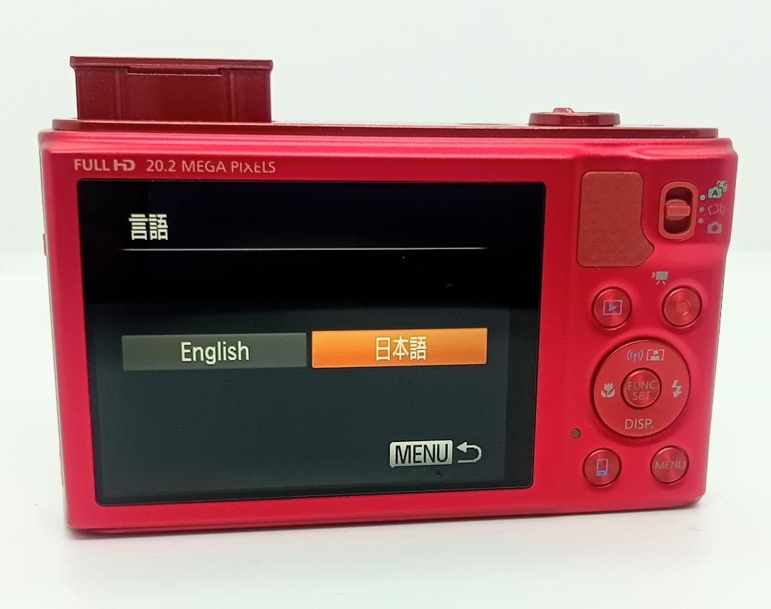 Canon PowerShot SX610HSRed 20.2MP 充電器付き