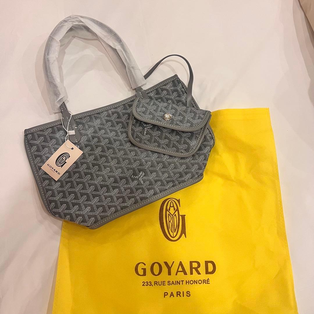ゴヤール グレー トートバッグ 新品未使用 ノベルティ サンルイ - メルカリ
