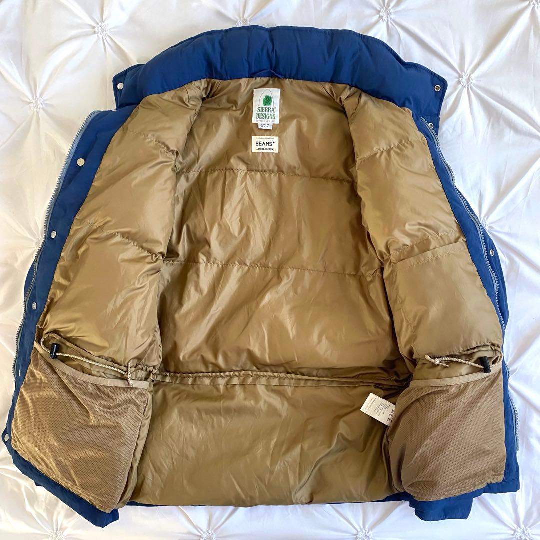 ビームスプラス シエラデザイン ニューインヨーパーカー ダウン L