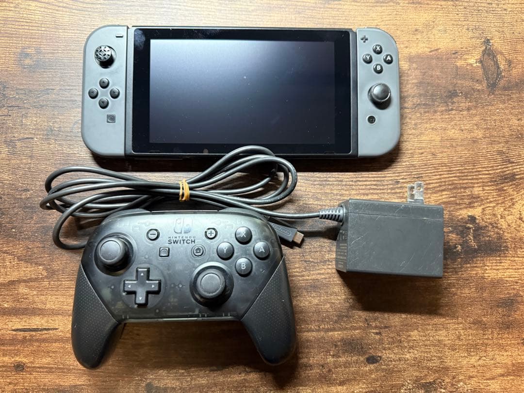 Nintendo Switch 本体 プロコンセット 純正】Nintendo Switch Proコントローラー ブラック HAC-A-FSSKA