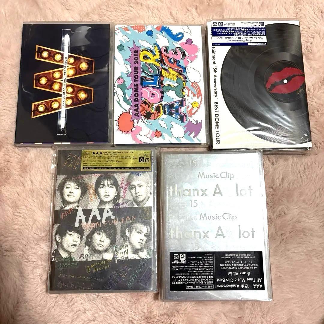 5点セット】トリプルエー aaa ライブDVD Nissy にっしー 西島隆弘